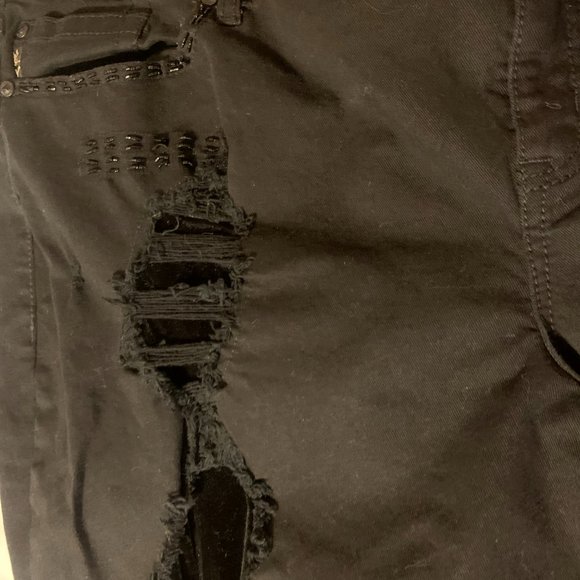 Torrid Premium Skinny Distressed/ Embellished Jeans Sz 26 - Picture 2 of 11